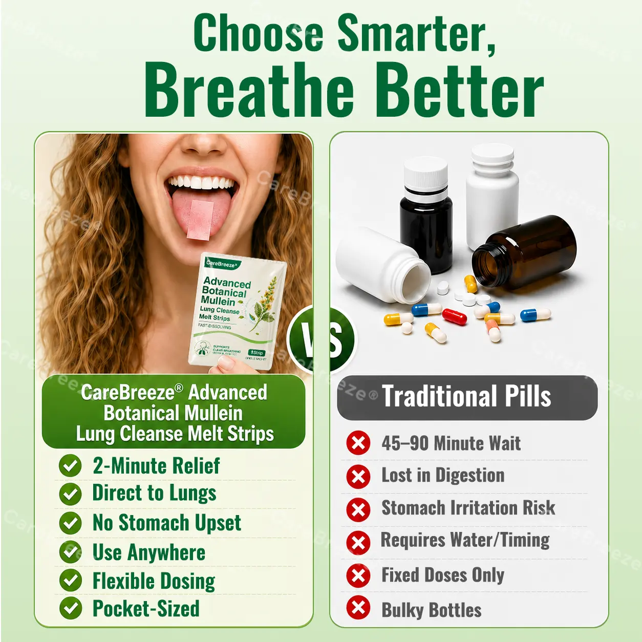 Advanced Botanical Mullein Lung Cleanse Melt Strips - Image 3