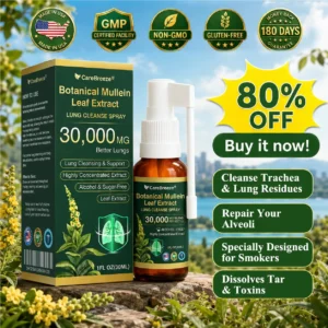 Botanical Mullein Leaf Extract Lung Cleanse Spray