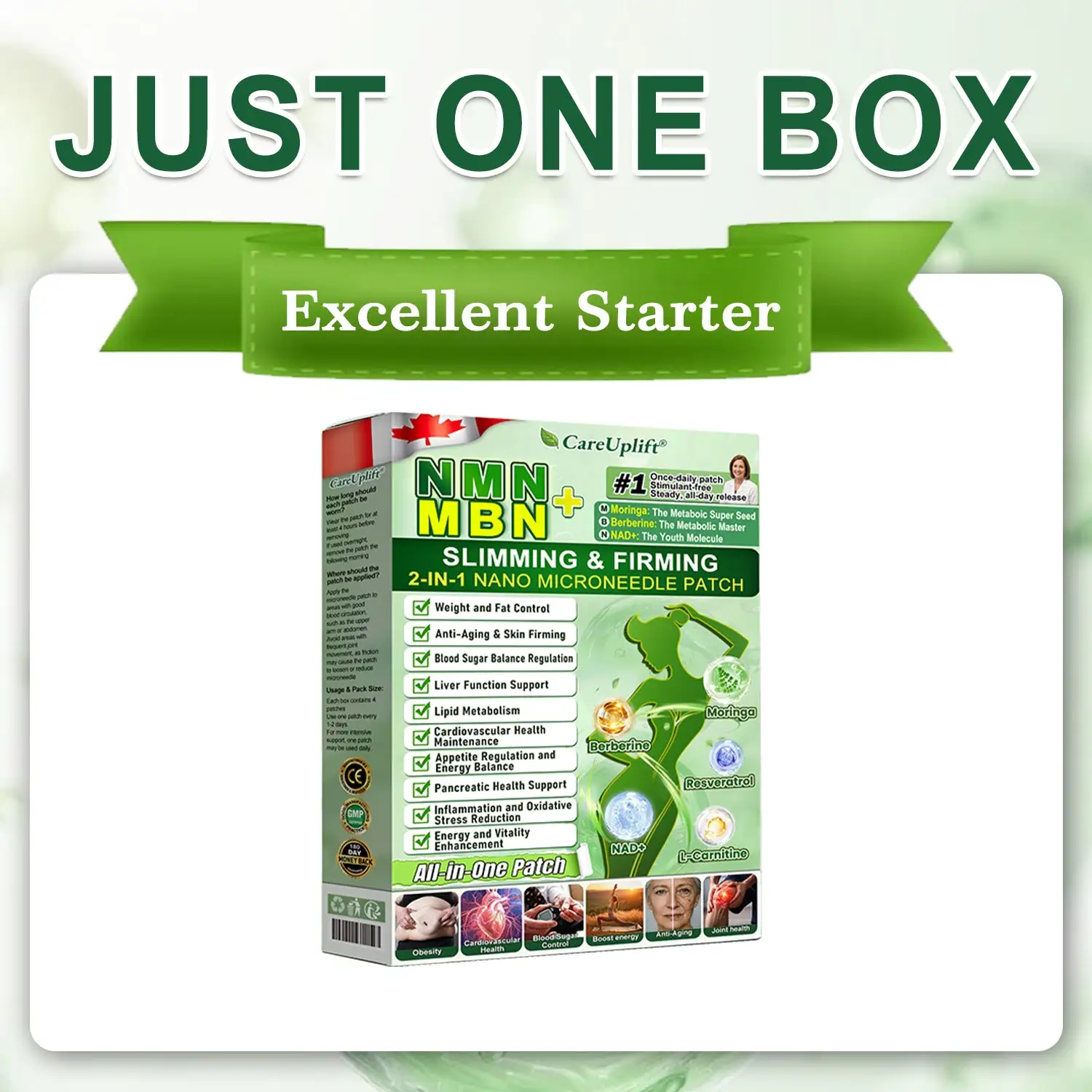Moringa · Berberine × NAD+ 10-in-1 Advanced Nano Microneedle Patch - Image 14