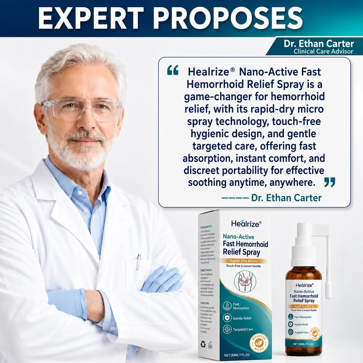 Nano-Active Fast Hemorrhoid Relief Spray - Image 7
