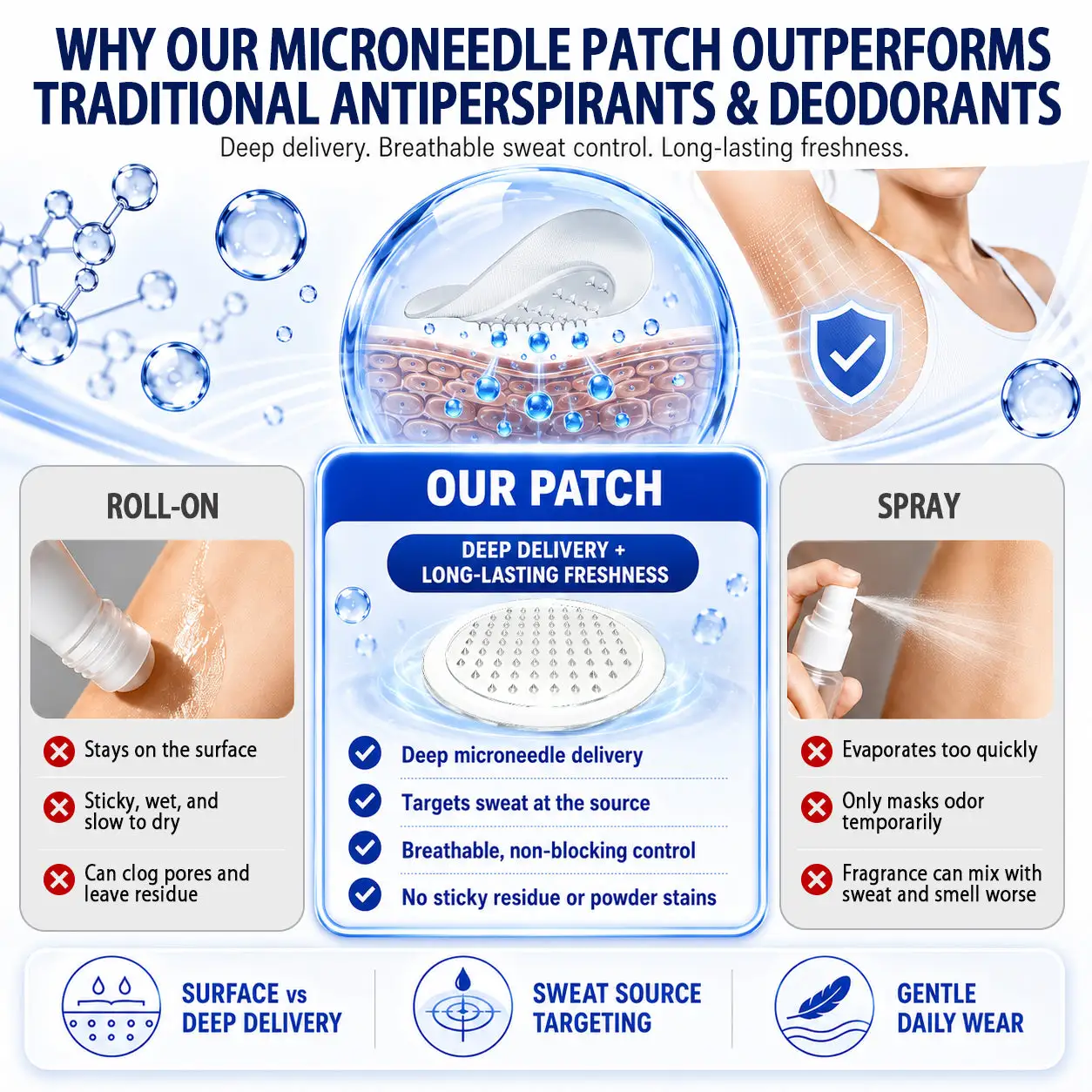 2-in-1 Advanced Sweat Control & Deodorant Microneedle Patches - Image 10