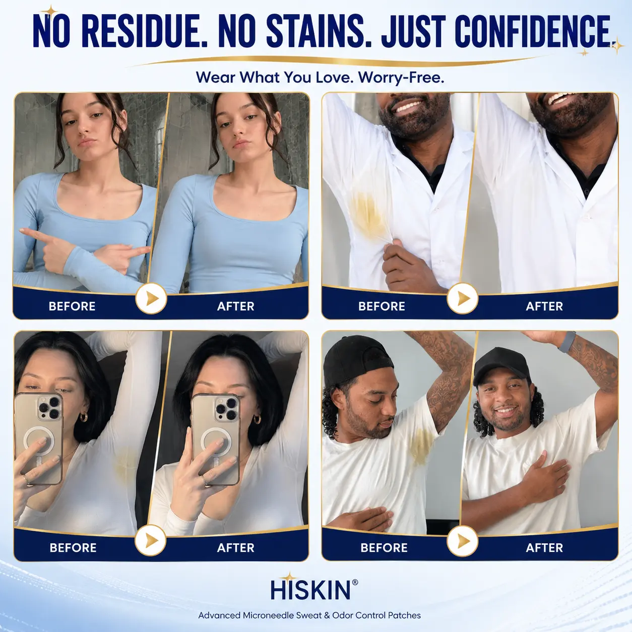 2-in-1 Advanced Sweat Control & Deodorant Microneedle Patches - Image 4