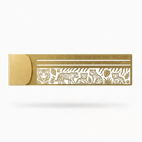 Cat Lover’s 3-in-1 Metal Bookmark Ruler - Image 12