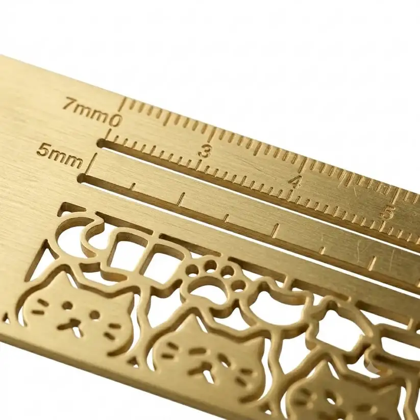 Cat Lover’s 3-in-1 Metal Bookmark Ruler - Image 5