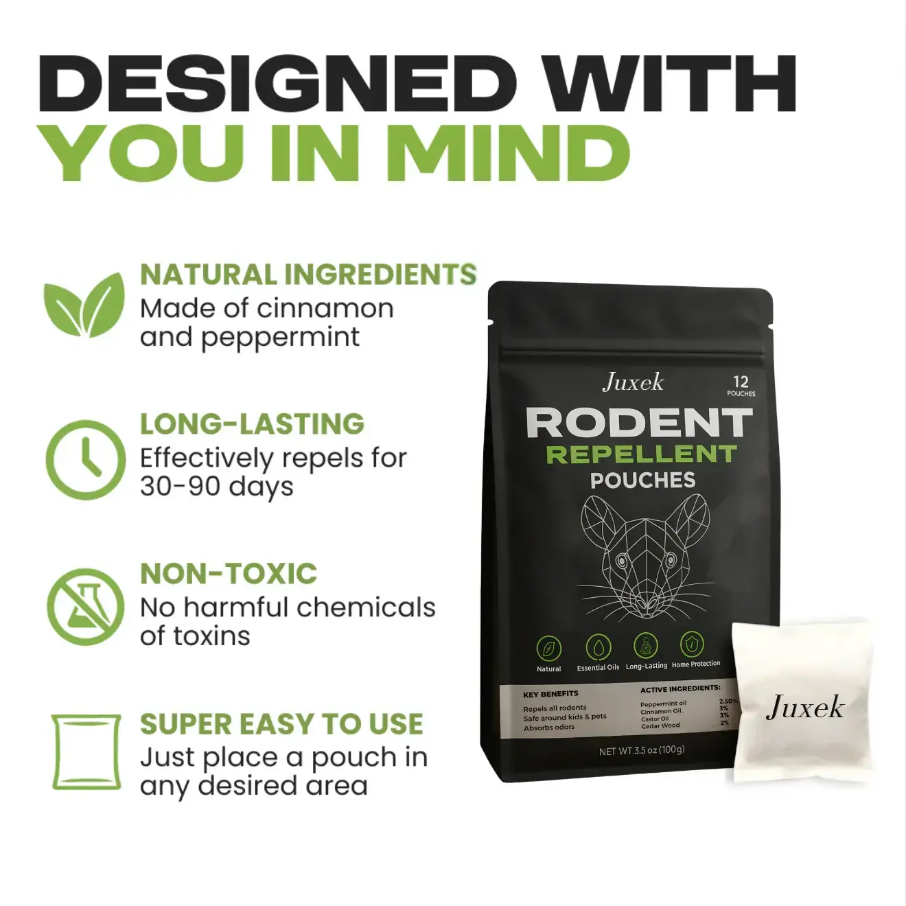 Natural Rodent Repellent Pouches - Image 7