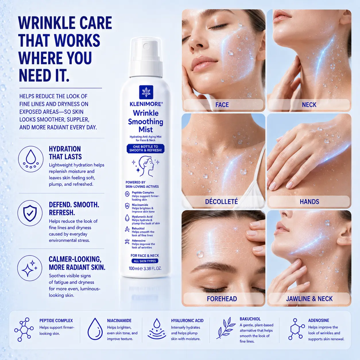 5-in-1 Peptide Wrinkle-Smoothing Mist - Image 3