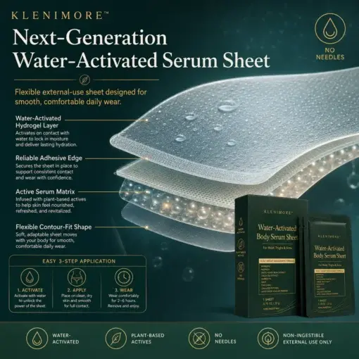 Water-Activated Body Serum Sheet - Image 2