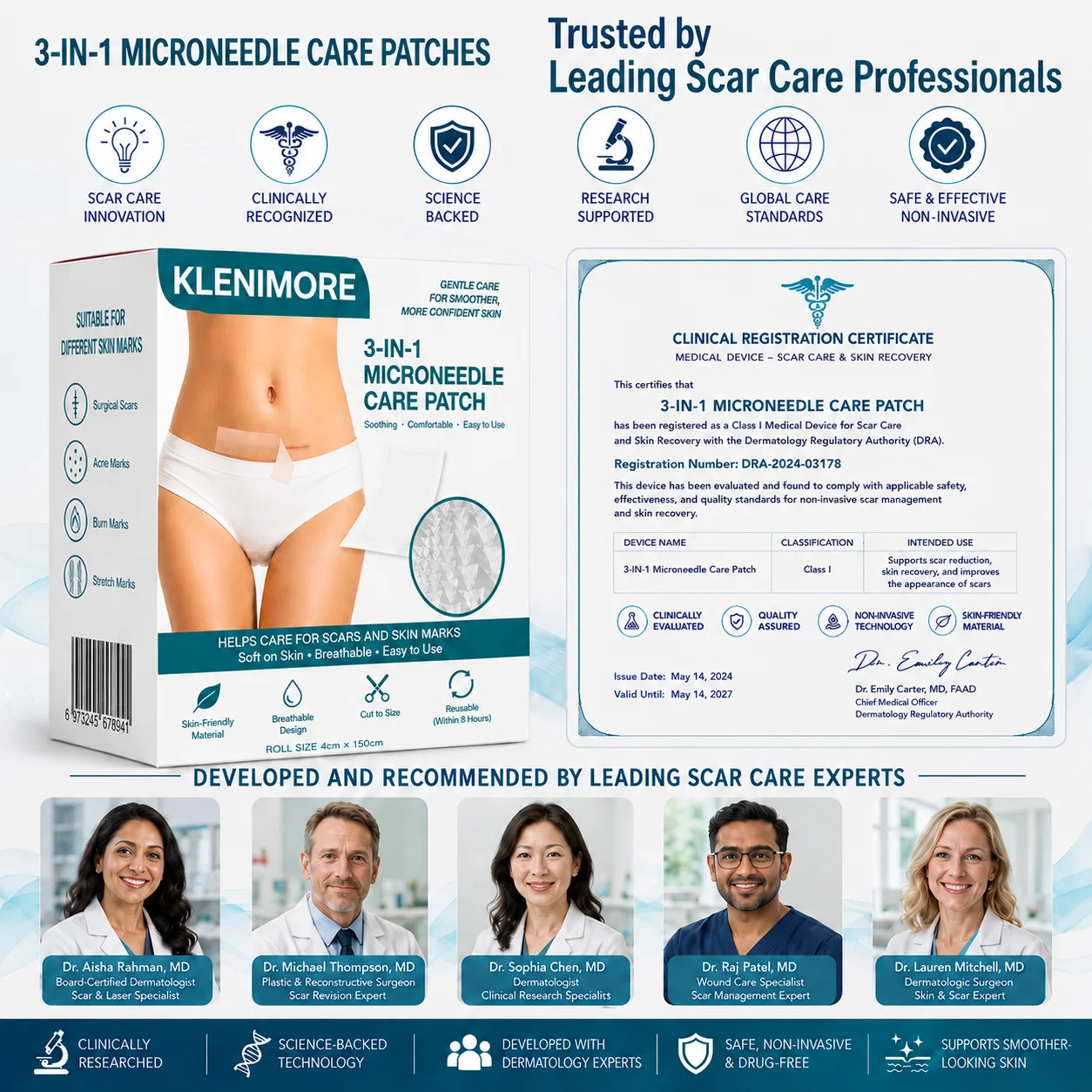 3-in-1 ScarRemoval Microneedle Care Patch - Image 2