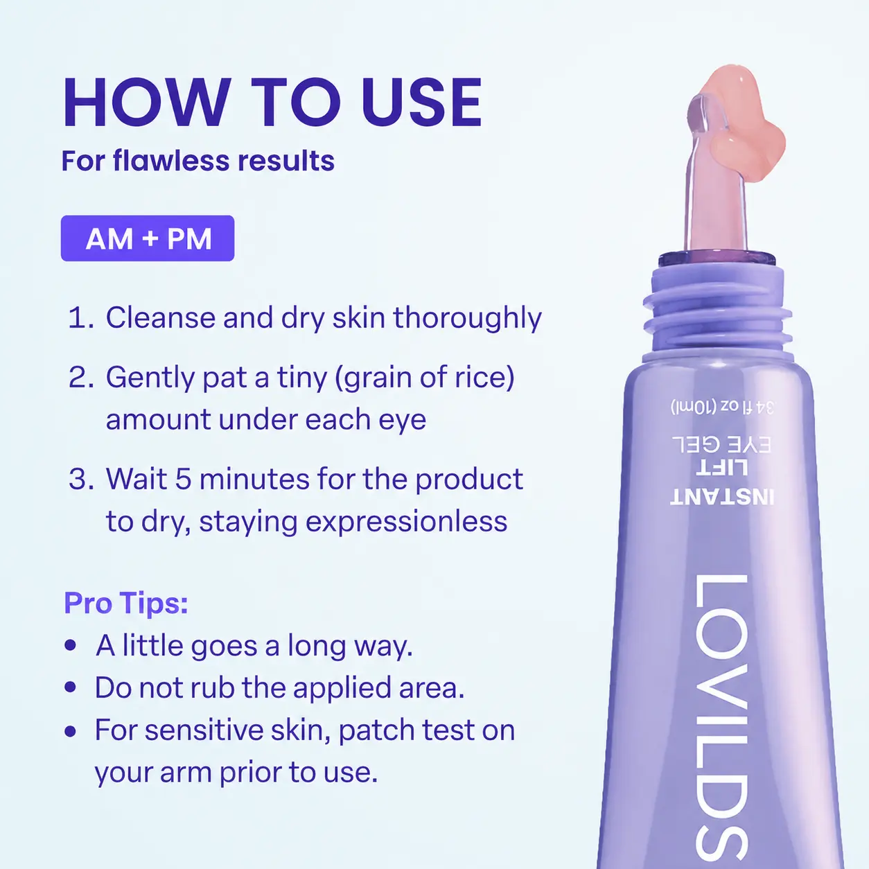 LOVILDS Instant Lift Eye Gel - Image 2