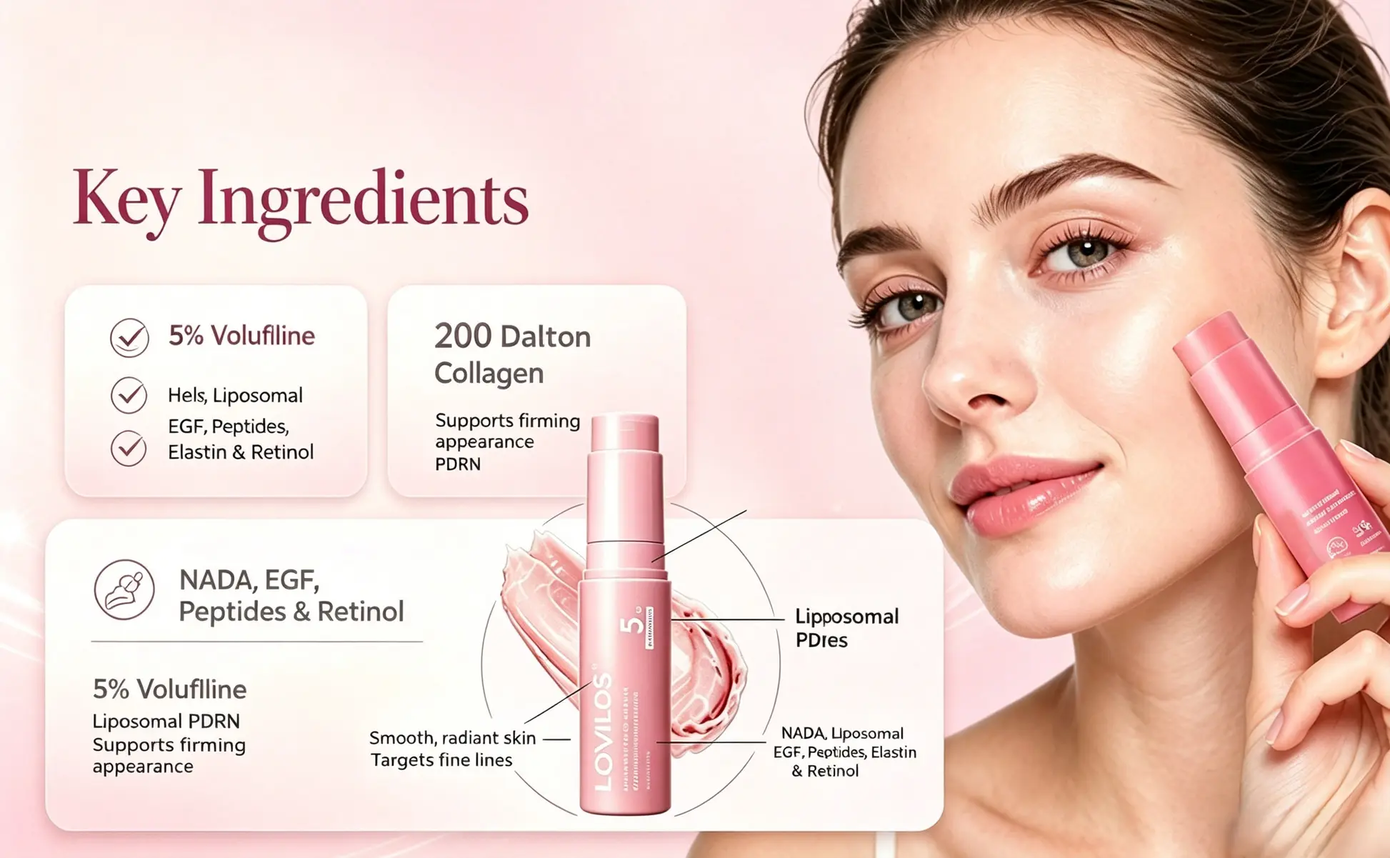 Pink Collagen Volume Multi Balm - Image 6
