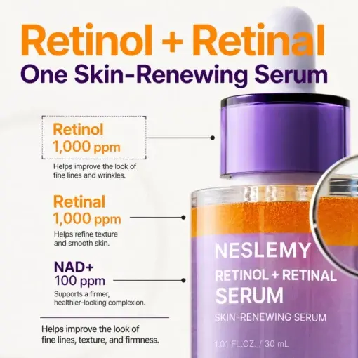 NESLEMY Retinol + Retinal NAD+ Firming Serum