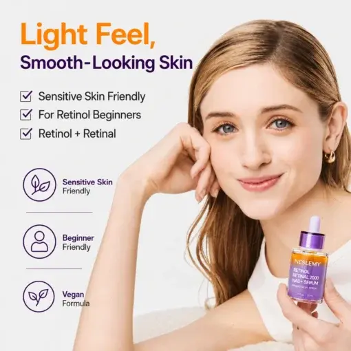 NESLEMY Retinol + Retinal NAD+ Firming Serum - Image 6