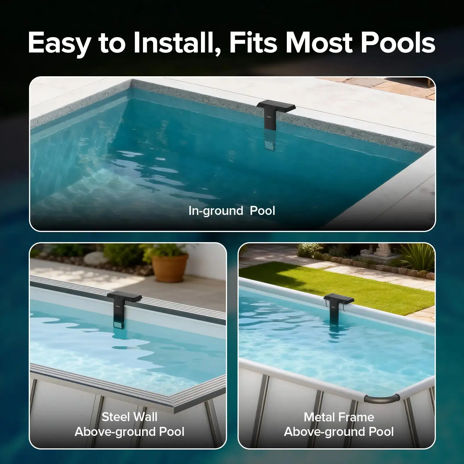 Natravor Solar Pool Light – 20 RGB Colors - IP68 Waterproof - Magnetic Mount - Image 6
