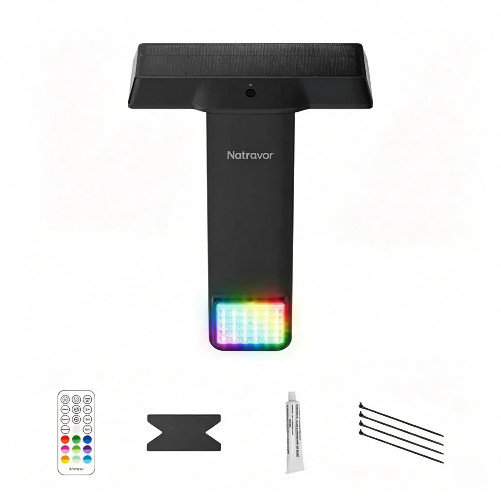 Natravor Solar Pool Light – 20 RGB Colors - IP68 Waterproof - Magnetic Mount - Image 7