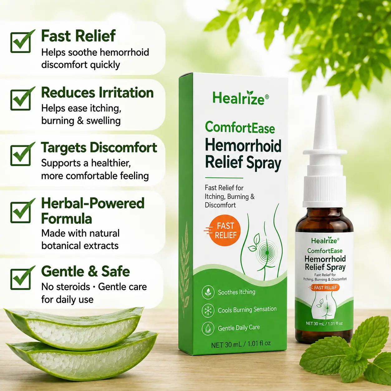 ComfortEase Hemorrhoid Relief Spray - Image 5