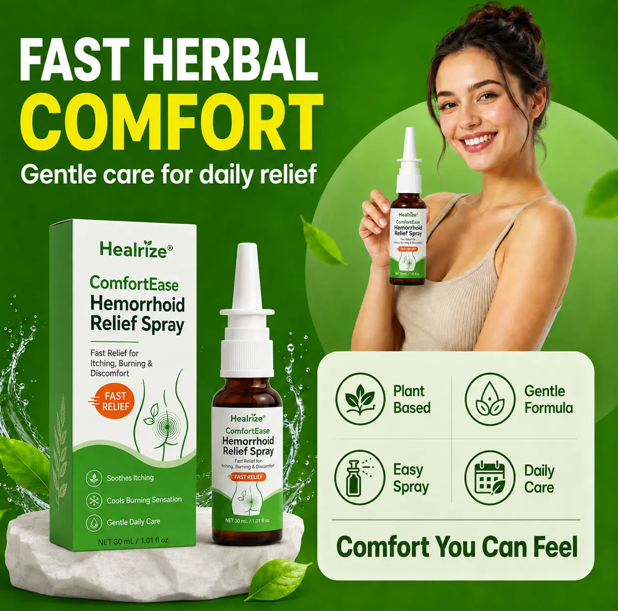 ComfortEase Hemorrhoid Relief Spray - Image 6