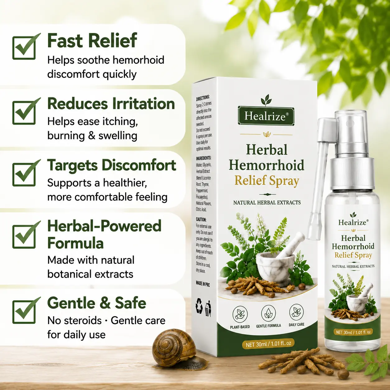 Herbal Hemorrhoid Relief Spray - Image 5