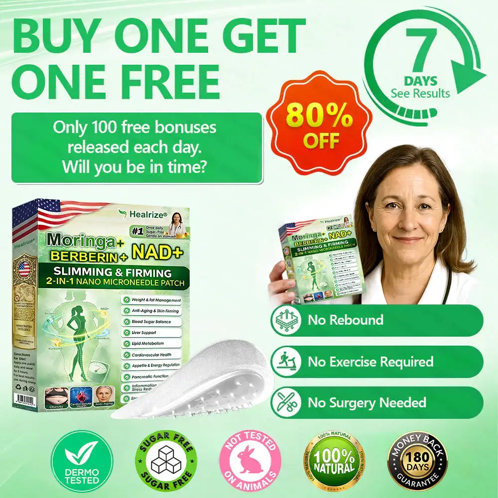 Moringa · Berberine × NAD+ 10-in-1 Advanced Nano Microneedle Patch - Image 14
