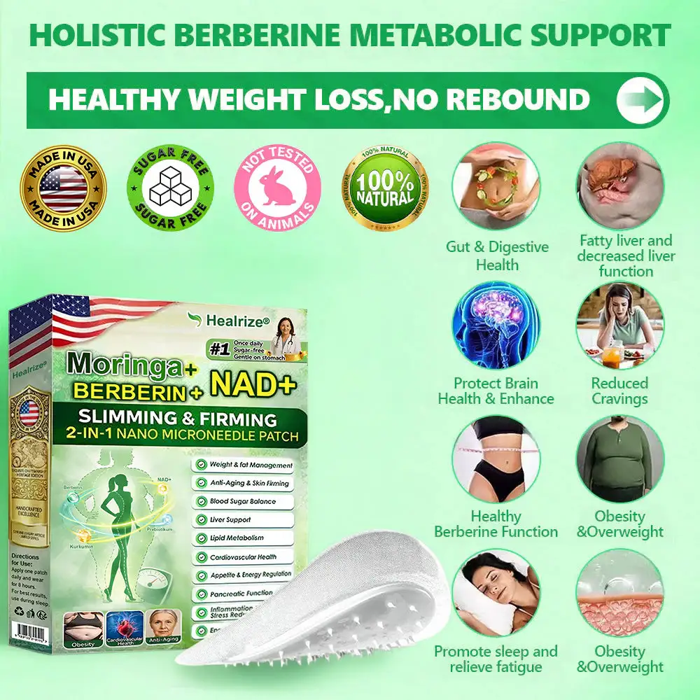 Moringa · Berberine × NAD+ 10-in-1 Advanced Nano Microneedle Patch - Image 15