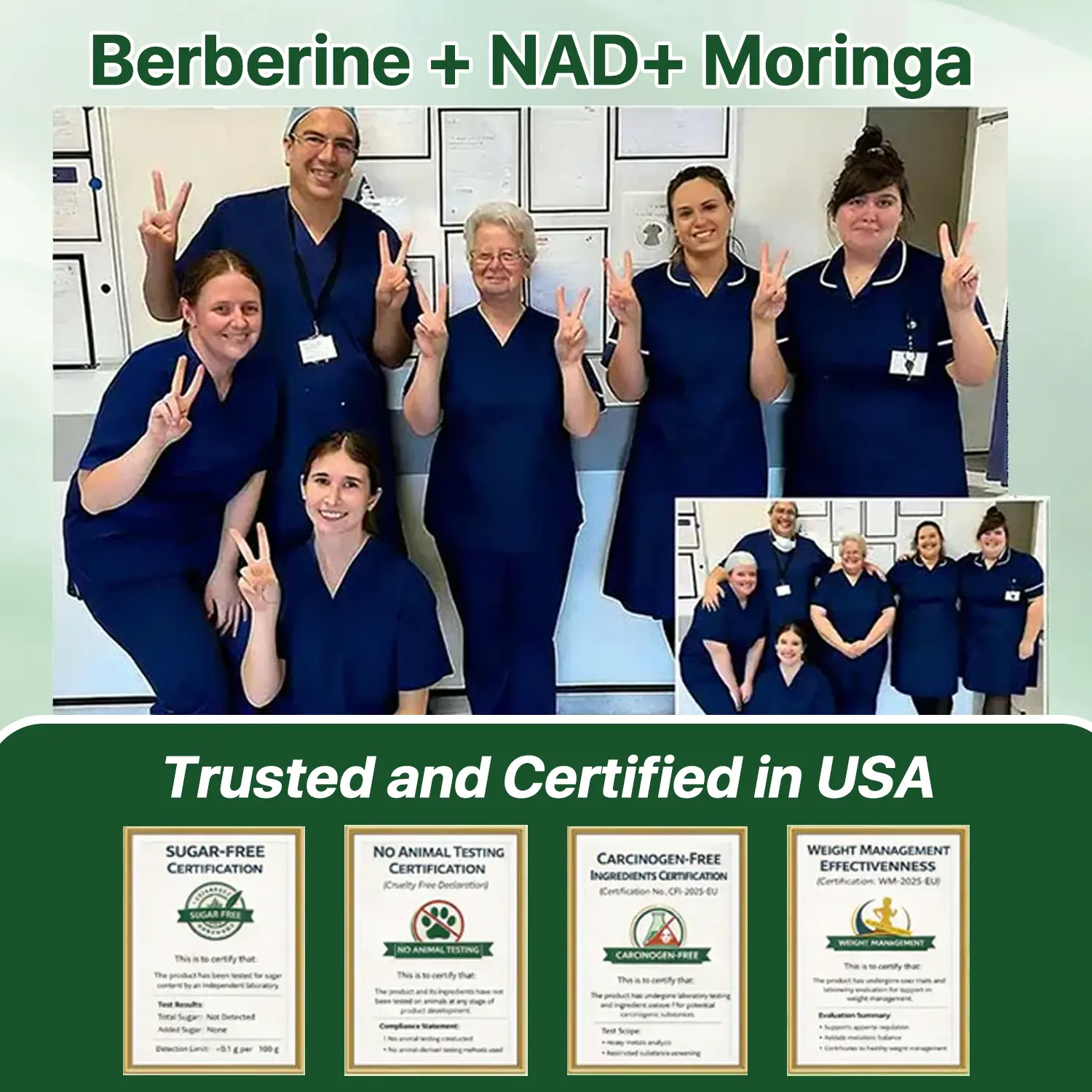 Moringa Berberine + NAD+ 10-in-1 Nano Microneedle Patch - Image 4