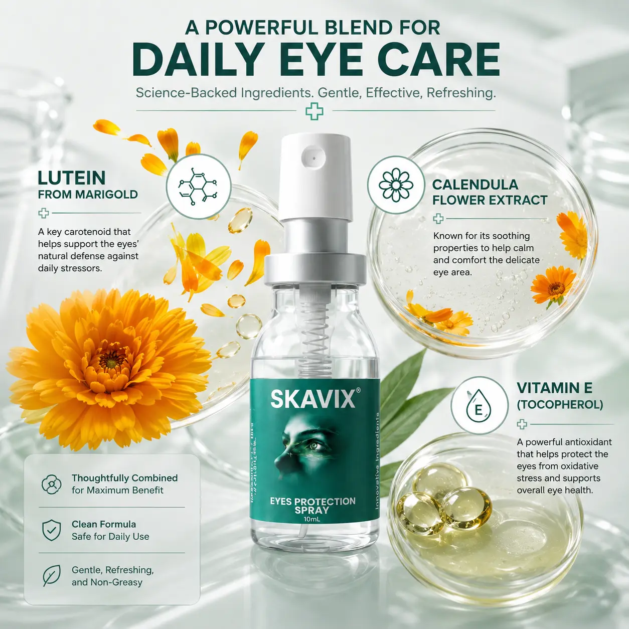SKAVIX Eye Refresh Mist – Lutein Infused Fine Mist Spray - Image 7