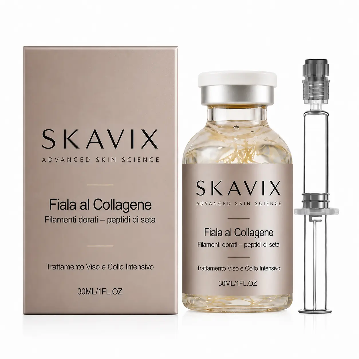 Skavix Silk Peptide Firming Serum with Marine Collagen - Image 10