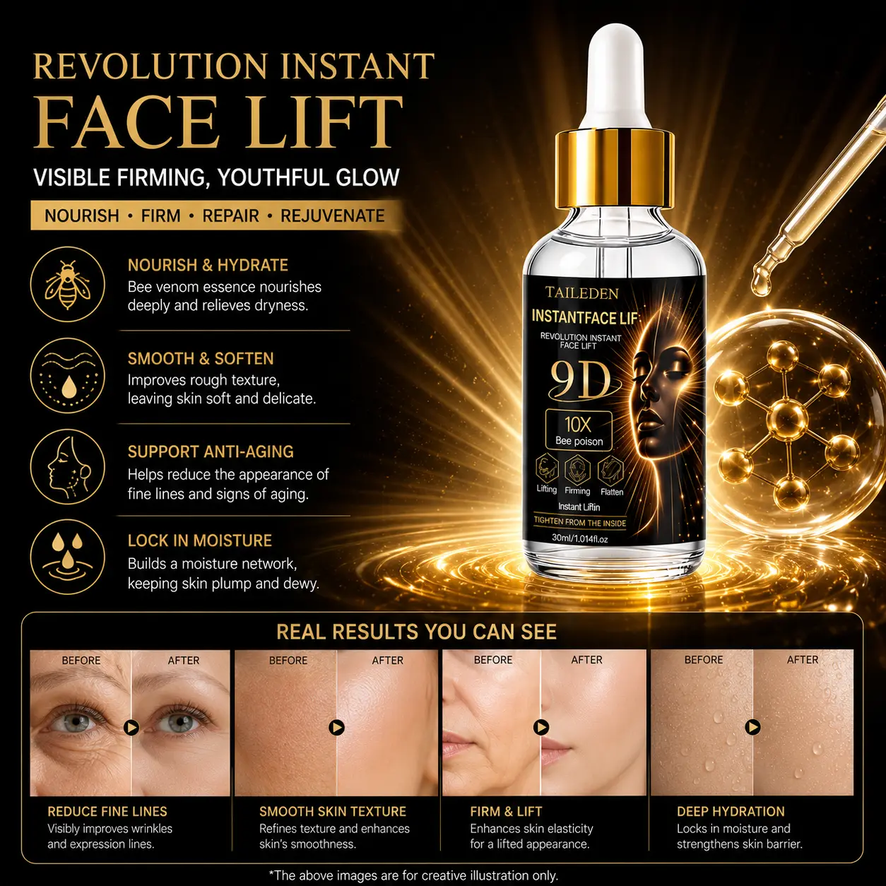 TAILeden Bee Poison Wrinkle Eraser Serum - Image 6