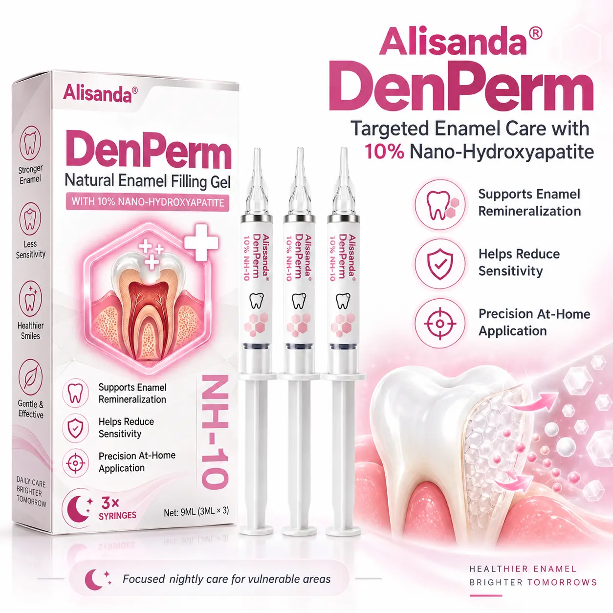 DenPerm Cavity-Repair Natural Enamel Filling Gel
