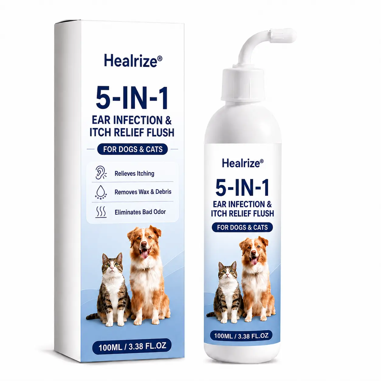 5-in-1 Ear Infection & Itch Relief Flush for Dogs & Cats - Image 7