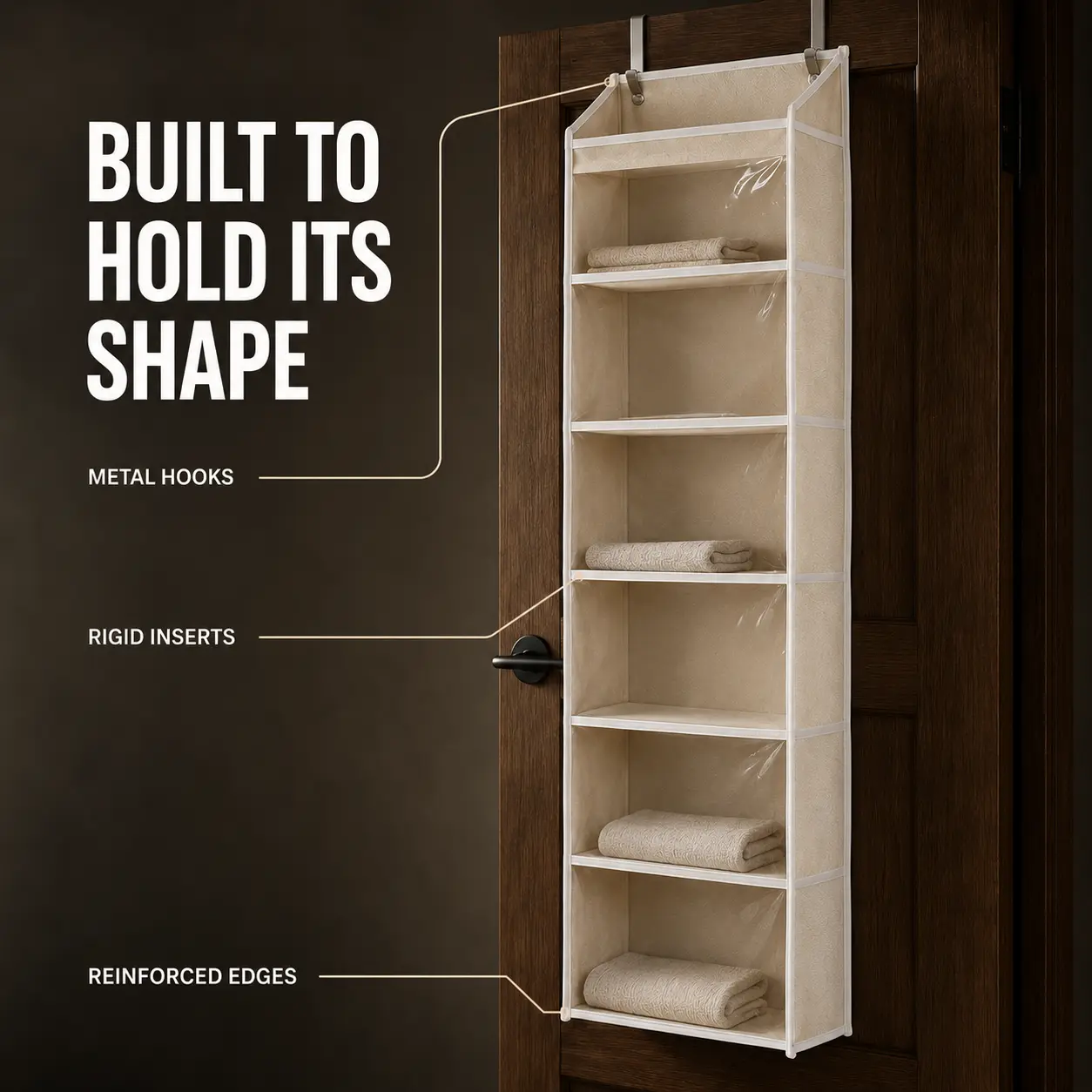 Over the Door Organizer with Pockets - Image 5