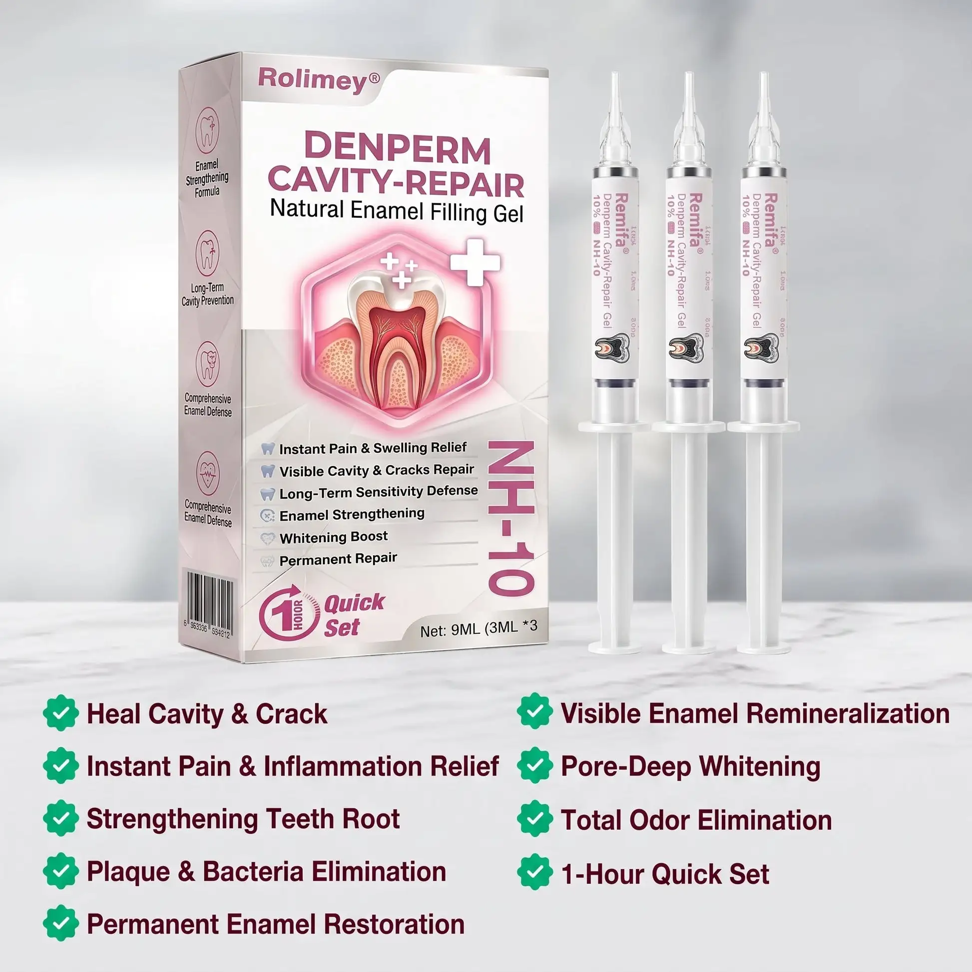 DenPerm Cavity-Repair Natural Enamel Filling Gel - Image 4