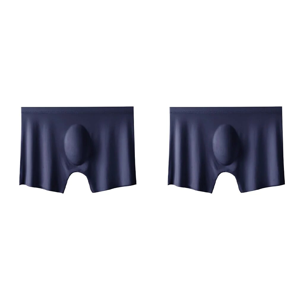 2Pcs Mens Ice Silk Breathable Panties Underwear - Image 7