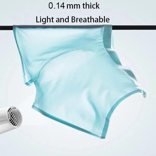 2Pcs Mens Ice Silk Breathable Panties Underwear - Image 3