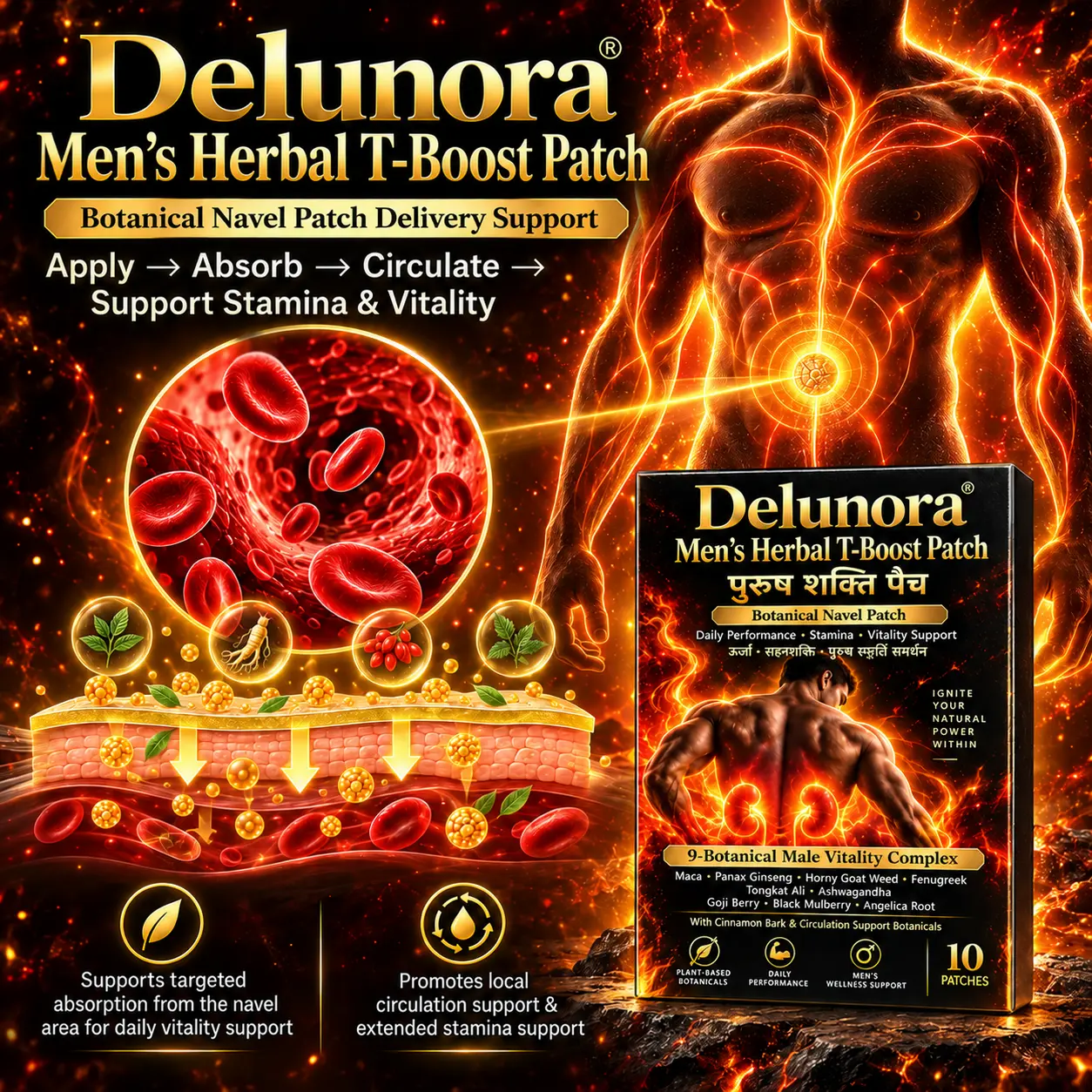 Men's Herbal T-Boost Patch - Image 2