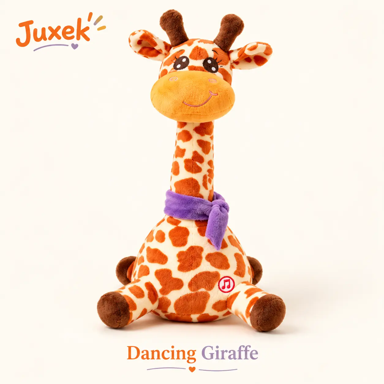 Juxek Dancing Giraffe Plush Toy - Image 2