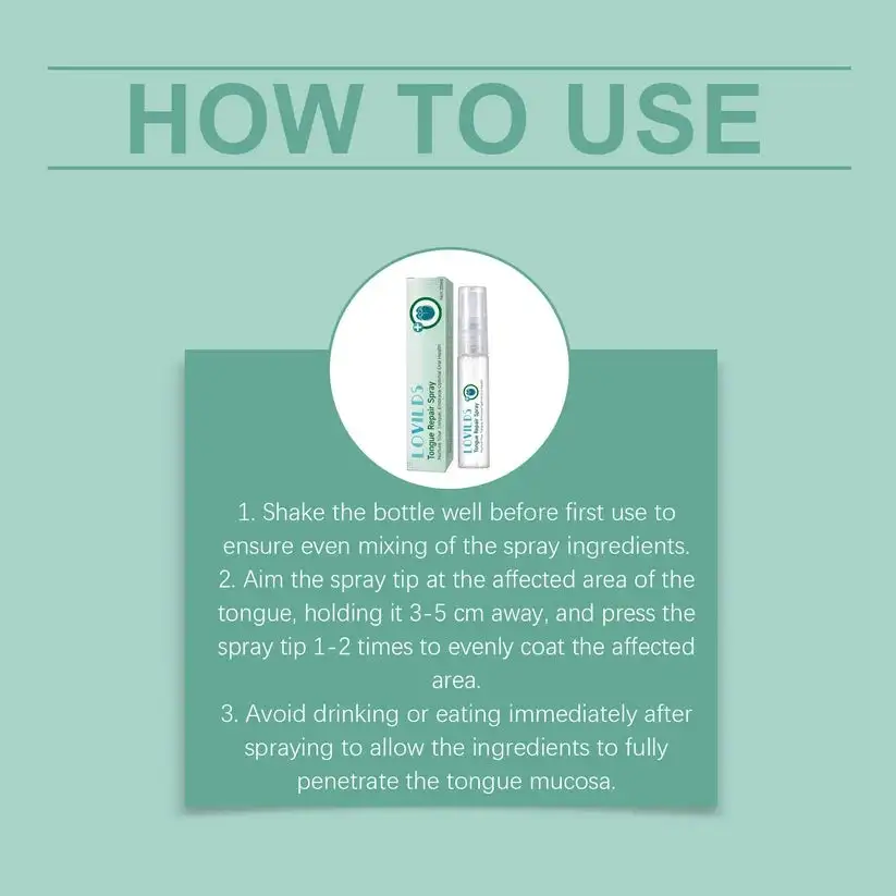 LOVILDS Tongue Repair Spray - Image 2