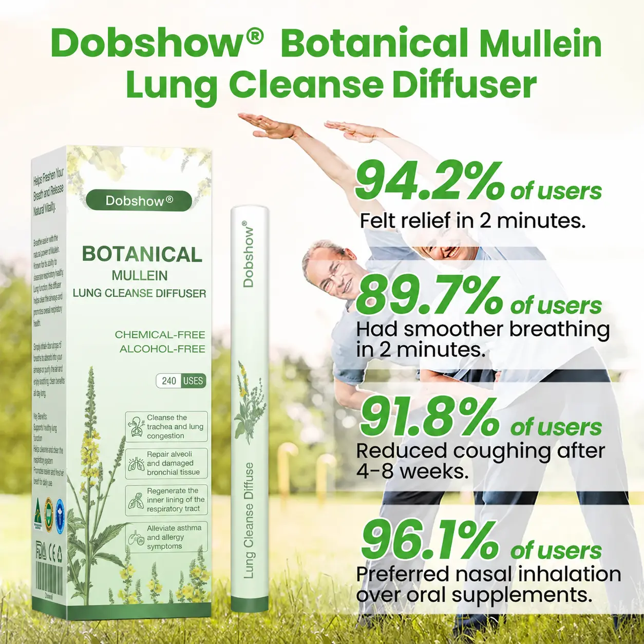 All-New Upgraded Botanical Mullein Lung Cleanse Diffuser - Image 6