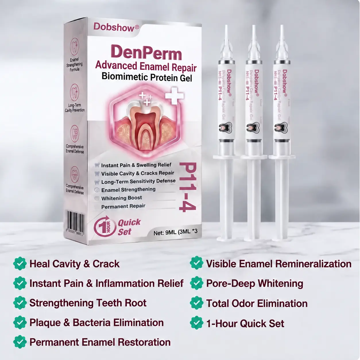 🦷 DenPerm Advanced Enamel Repair Biomimetic Protein Gel - Image 5