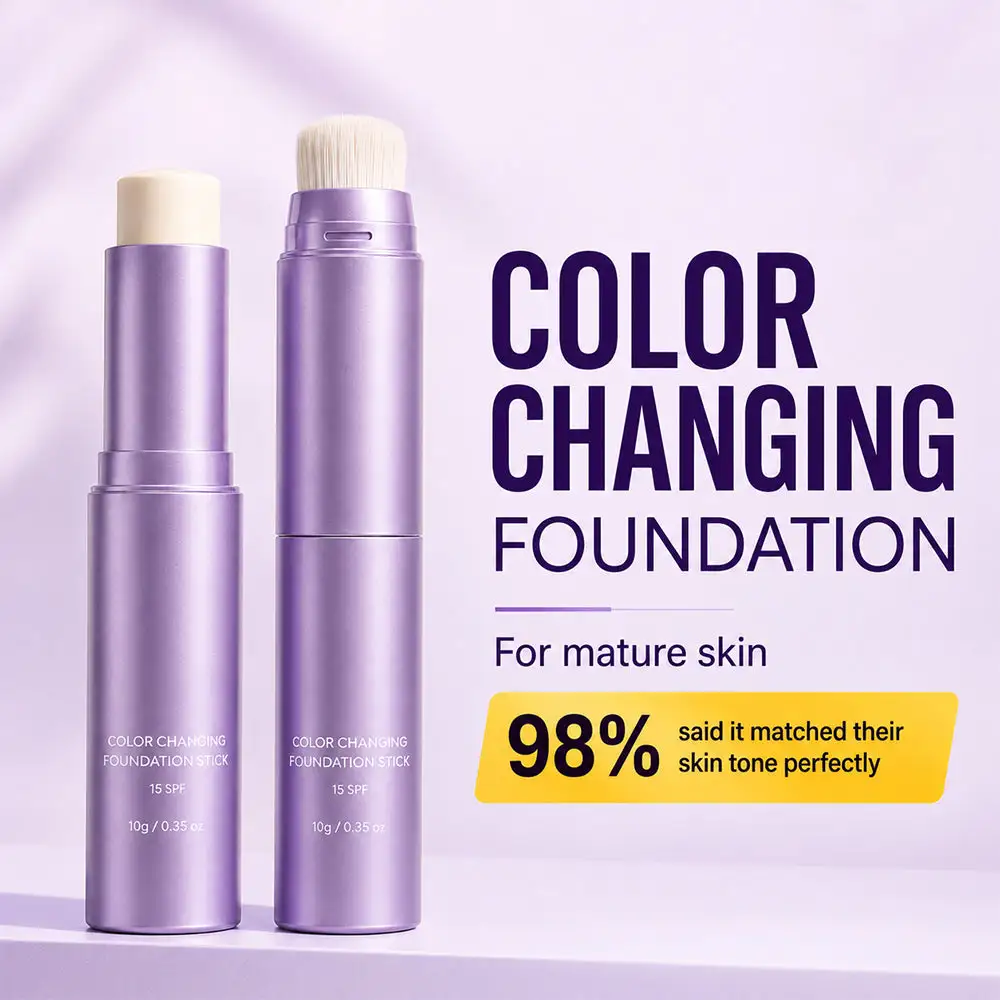 Korea 2 in 1 Color Changing Foundation Stick - Image 2