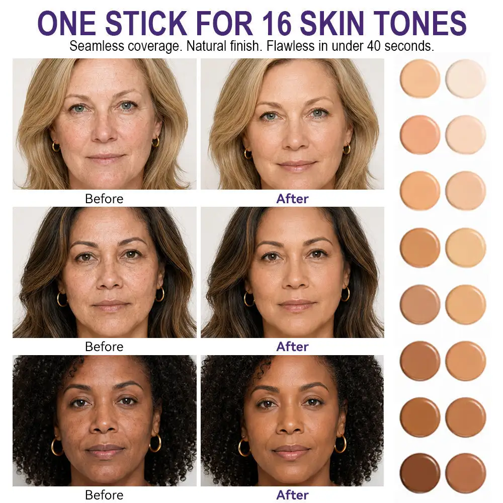 Korea 2 in 1 Color Changing Foundation Stick - Image 7