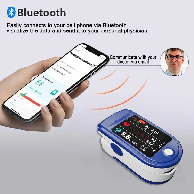 High Precision Non-invasive Glucose Meter 👨⚕️Clinical certification & 99.9% Accuracy - Image 4